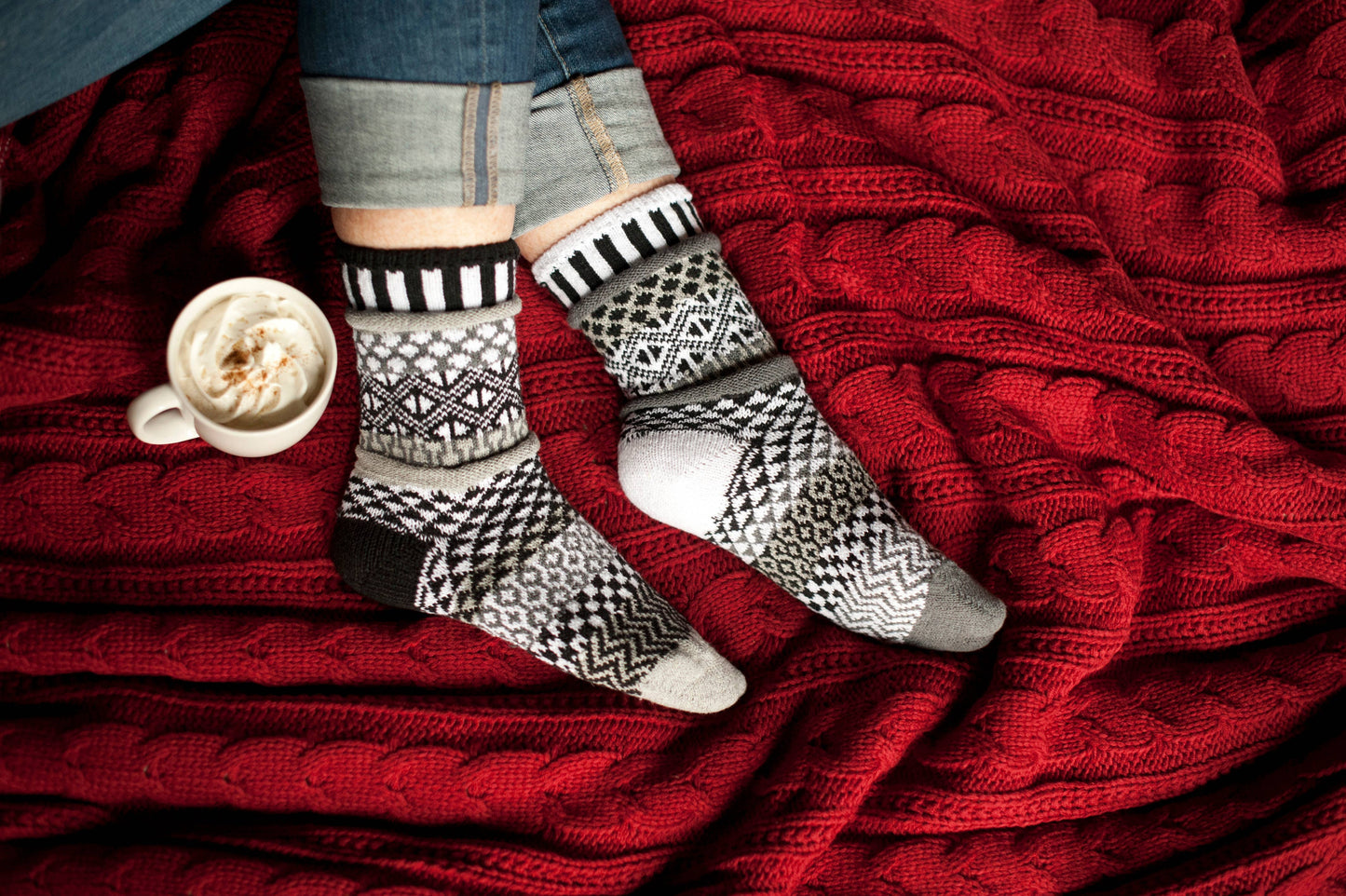 Midnight Crew Socks | Eco-Friendly & Made in the USA