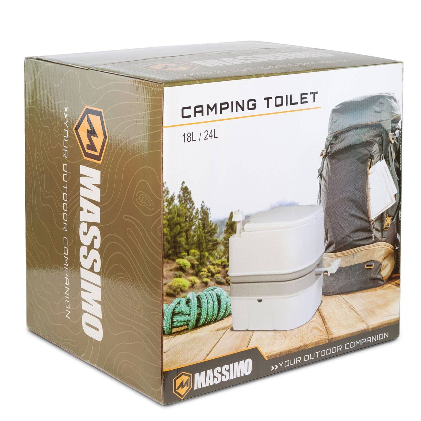 Portable Travel Toilet-Designed for Camping, RV, Boating Con