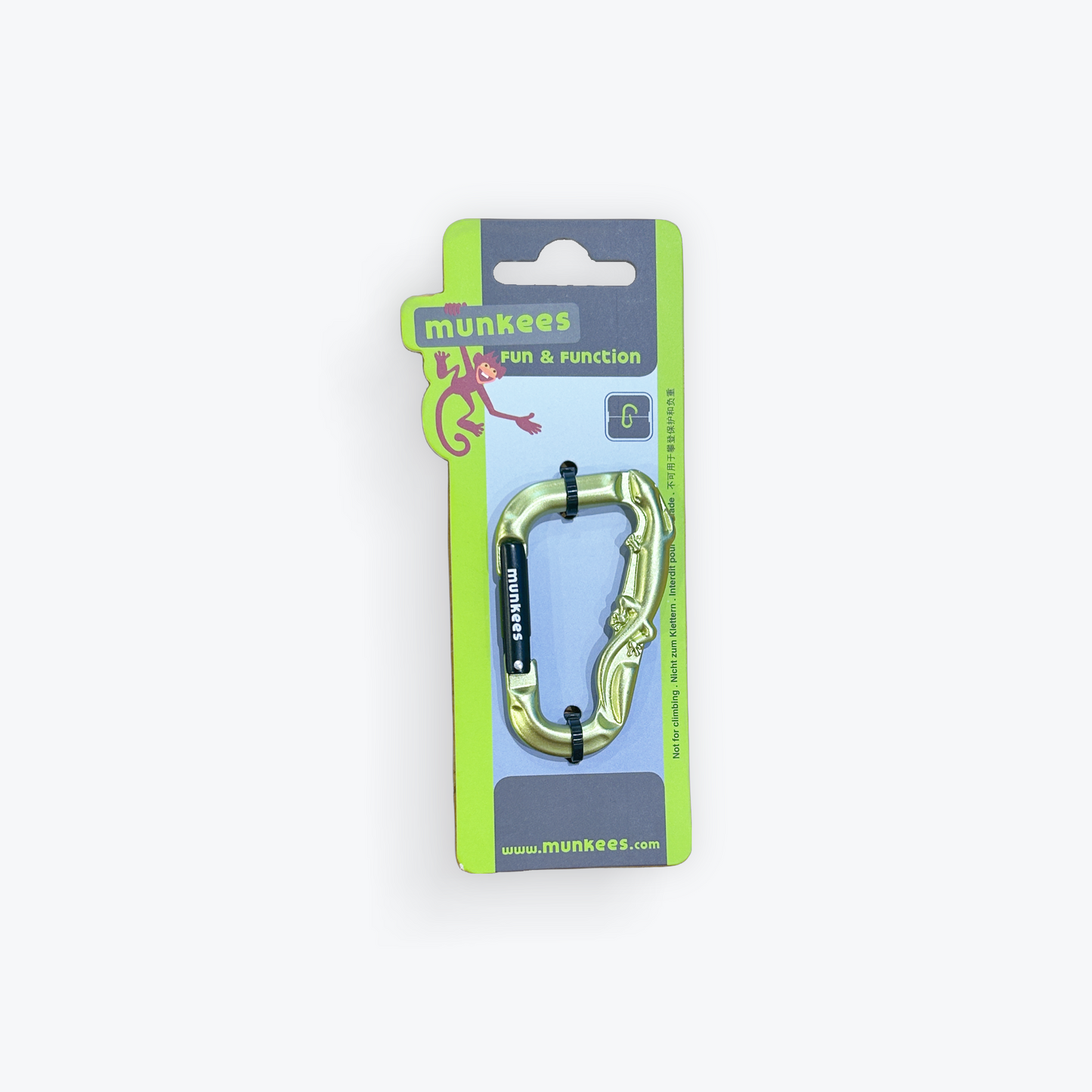 Munkees 3D Lizard Carabiner