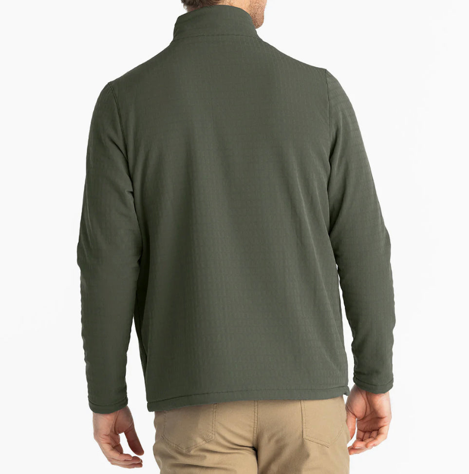 Free Fly Men’s Gridback Fleece Snap Pullover