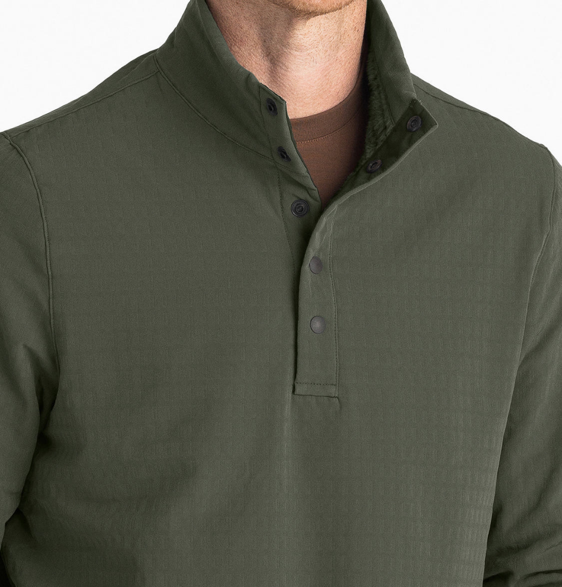 Free Fly Men’s Gridback Fleece Snap Pullover