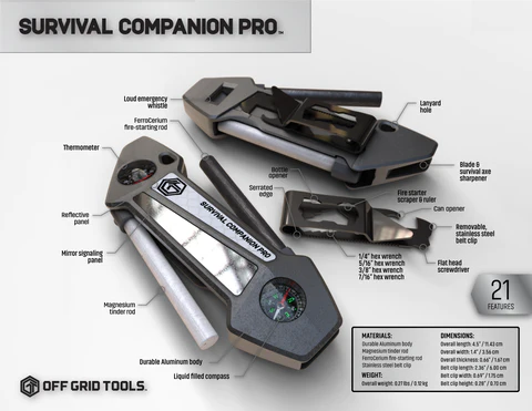 Off Grid Tools Survival Companion Pro