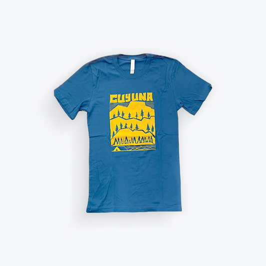 Cuyuna Outfitters Men’s Mountain Tee - Blue