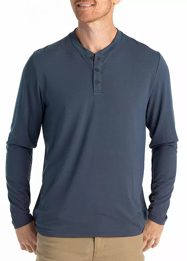 Free Fly Men’s Bamboo Flex Long Sleeve Henley