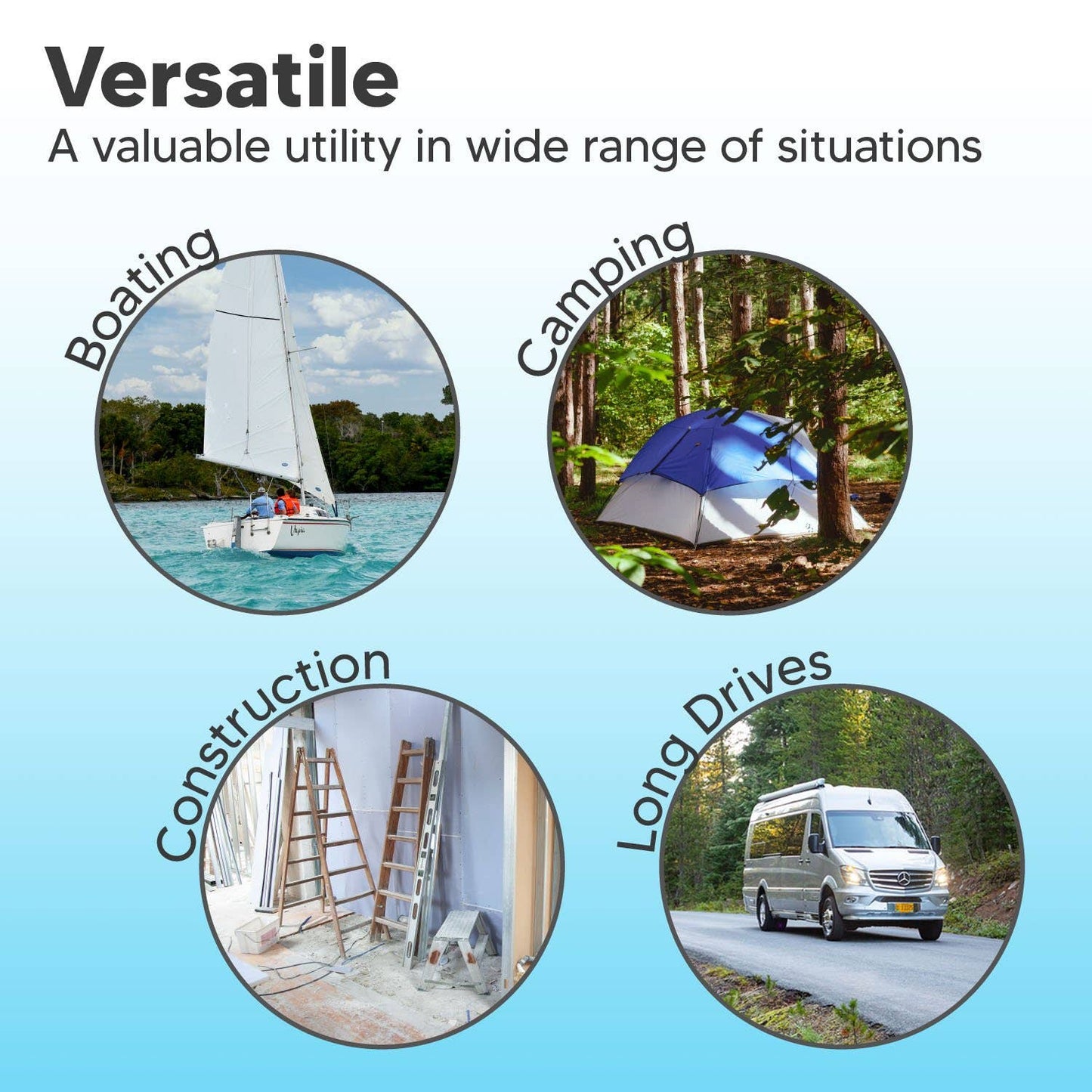 Portable Travel Toilet-Designed for Camping, RV, Boating Con