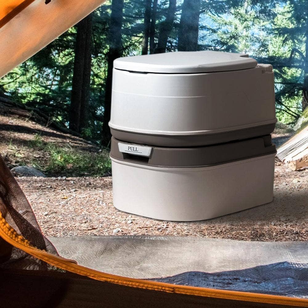 Portable Travel Toilet-Designed for Camping, RV, Boating Con