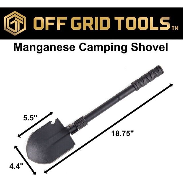 Manganese Camping Shovel - Off Grid Tools