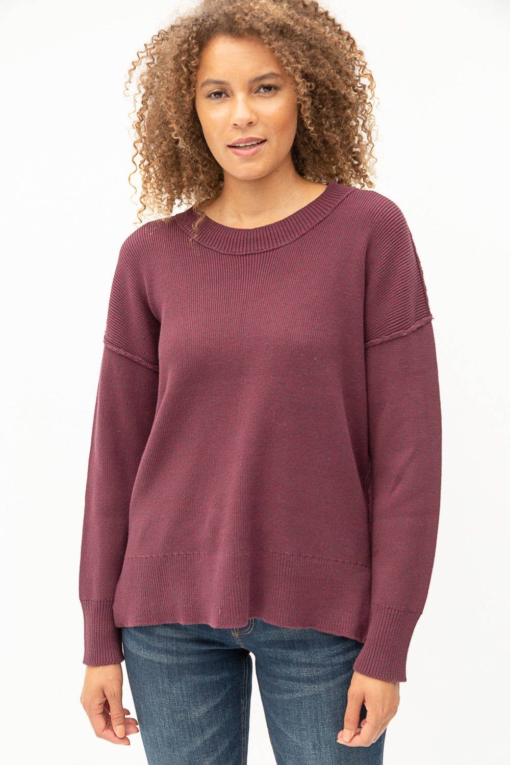 19487 Ribbed Sweater