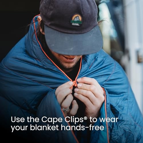 Rumpl Original Puffy Blanket - Water-Resistant, 52"x75", Teton Glow