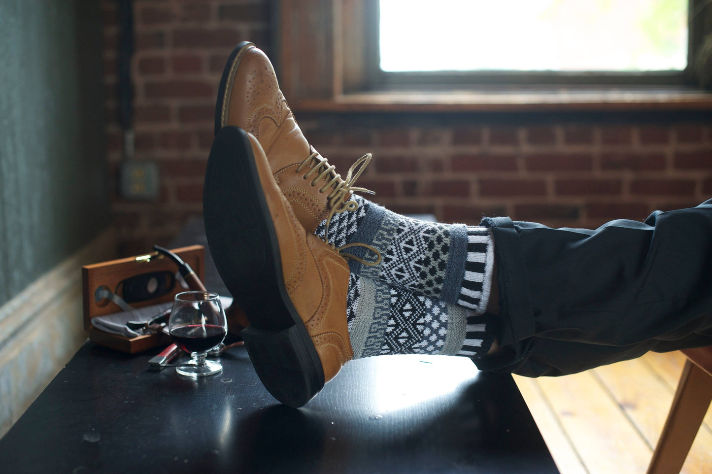 Midnight Crew Socks | Eco-Friendly & Made in the USA