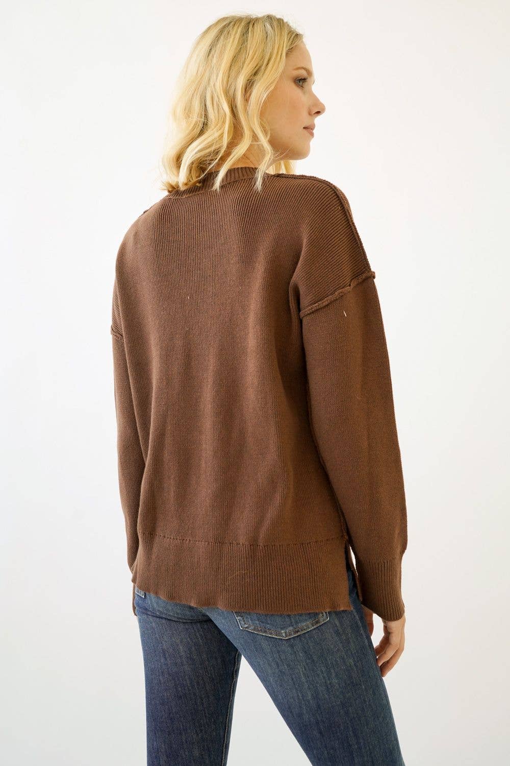 19487 Ribbed Sweater