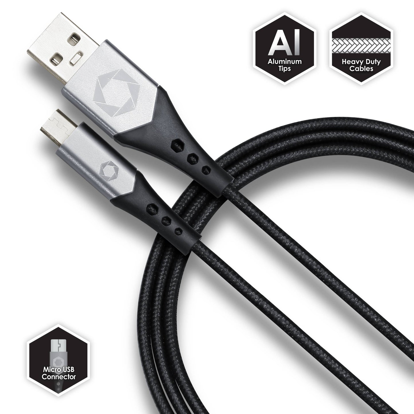 *Celltronix Titanium 6' Fast Charging Micro USB Cable