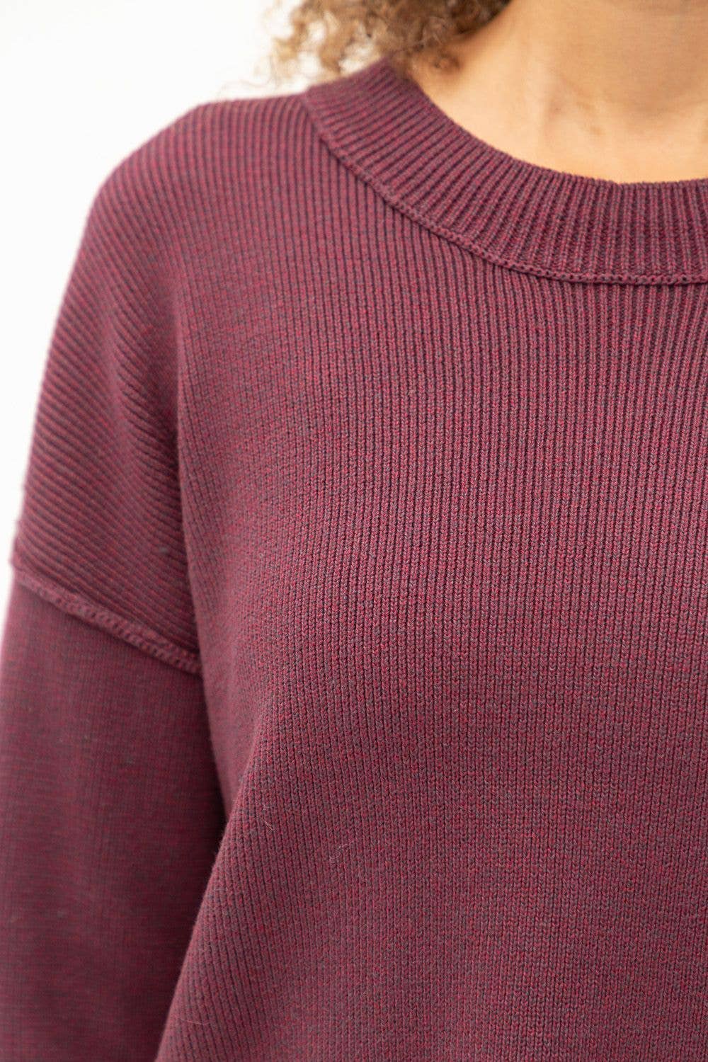 19487 Ribbed Sweater