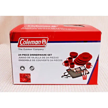 Coleman 24-Piece Dinnerware Set