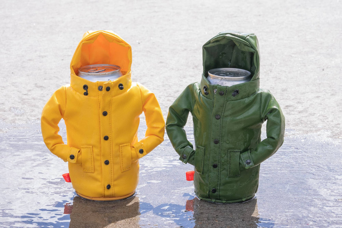 The Raincoat - Insulated Can & Bottle Cooler - Olive Green