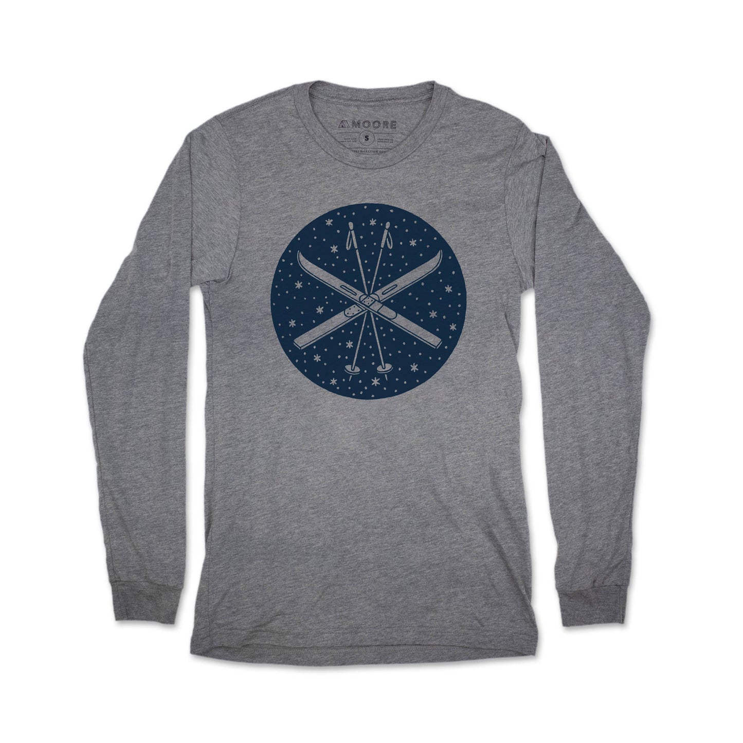 Ski Tee Long Sleeve Tee Gray
