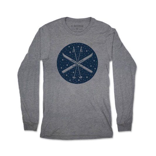 Ski Tee Long Sleeve Tee Gray
