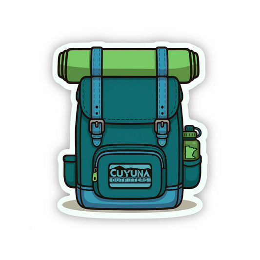 Custom Cuyuna Outfitters Backpack Sticker
