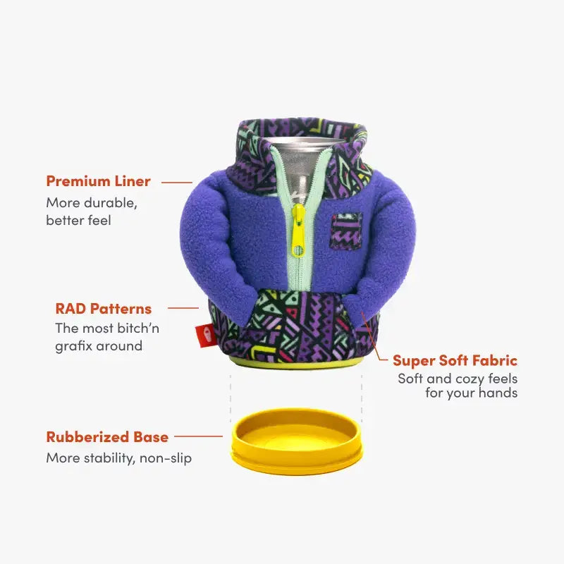 The Fleece - Insulated 12 oz Can Cooler - Keylime Pie