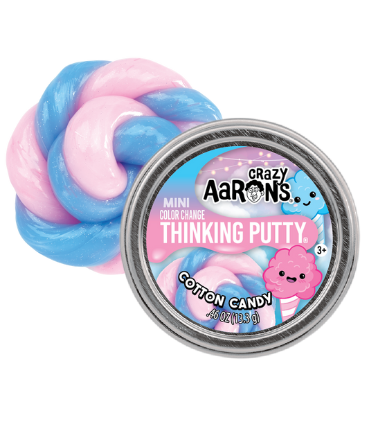 Mini Cotton Candy - 2" Thinking Putty Tin