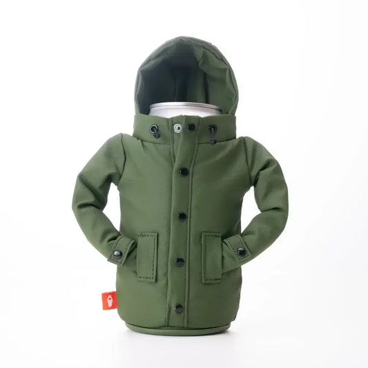The Raincoat - Insulated Can & Bottle Cooler - Olive Green
