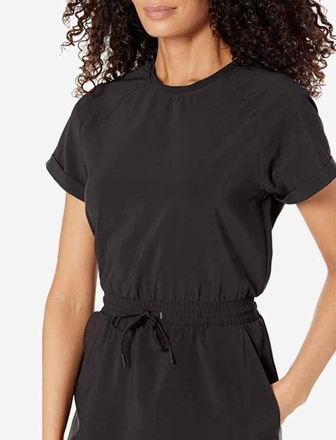 THE NORTH FACE Never Stop Wearing DRESS Size XXL Short Sleeve Black UPF 50 NEW