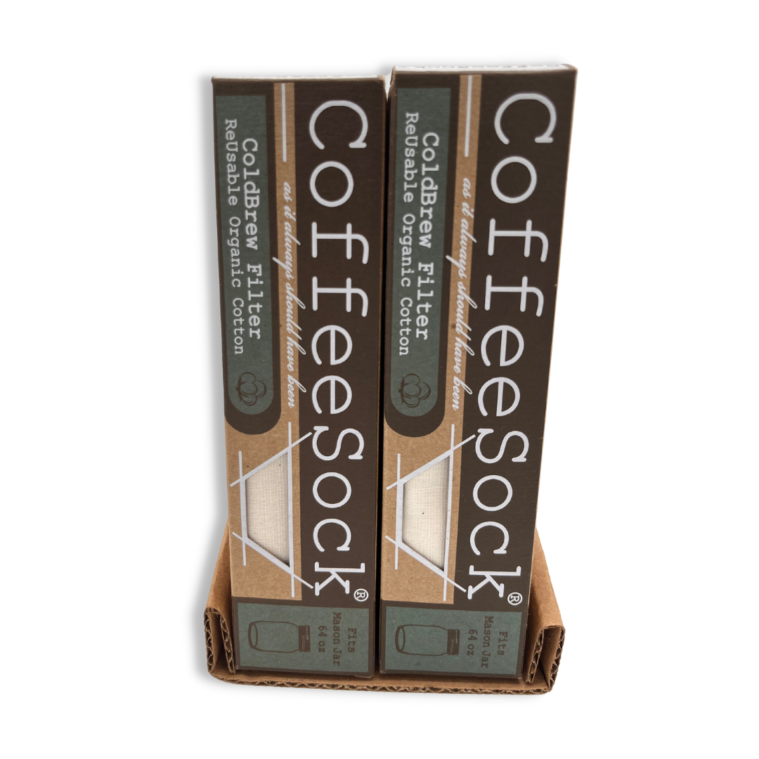 Reusable Organic Cotton ColdBrew Coffee Filters 64
