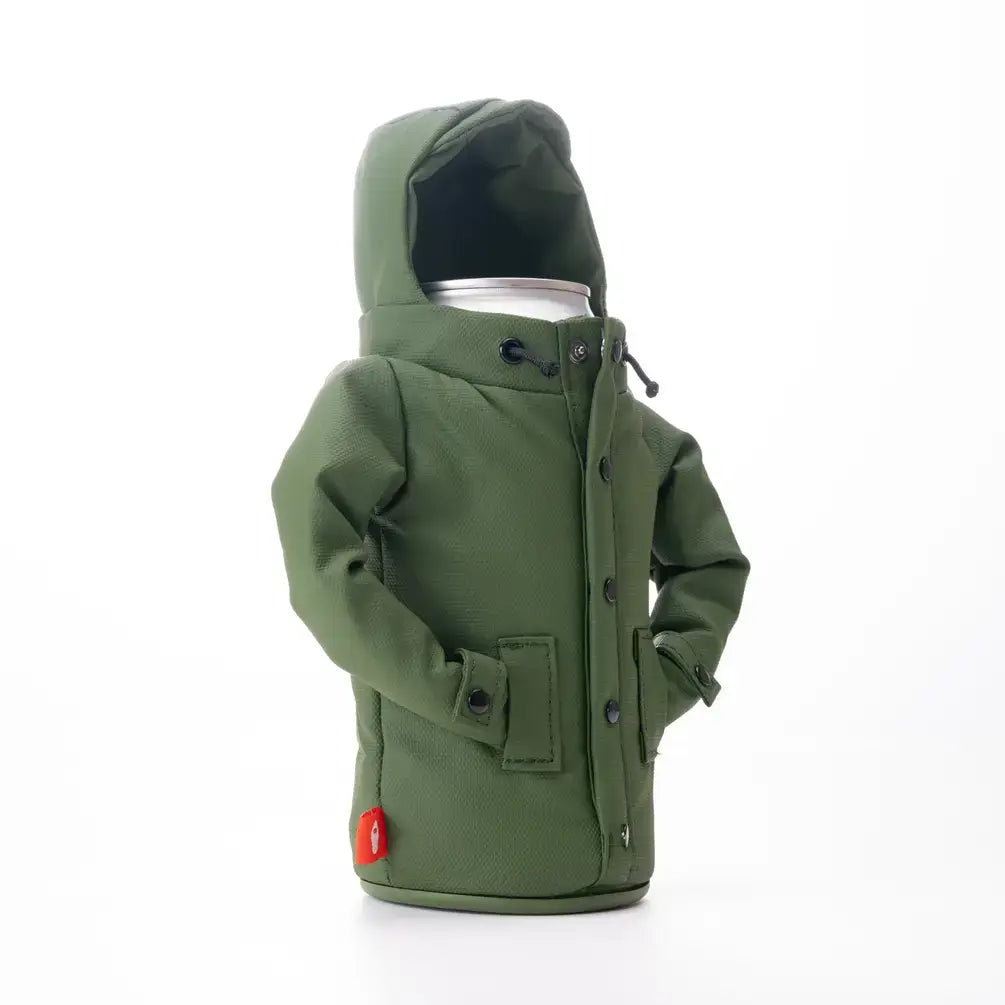 The Raincoat - Insulated Can & Bottle Cooler - Olive Green