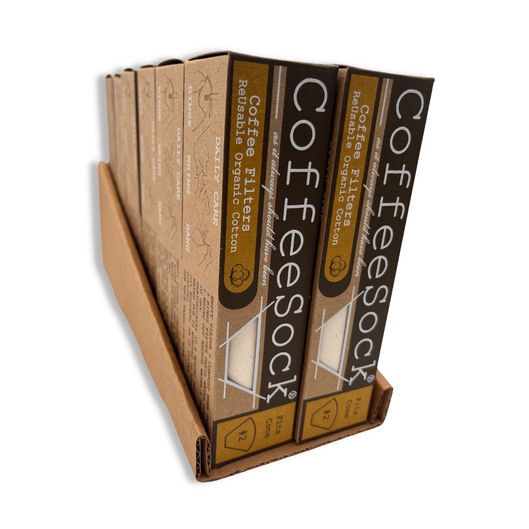 Reusable Organic Coffee Filters - Drip #2 Cone