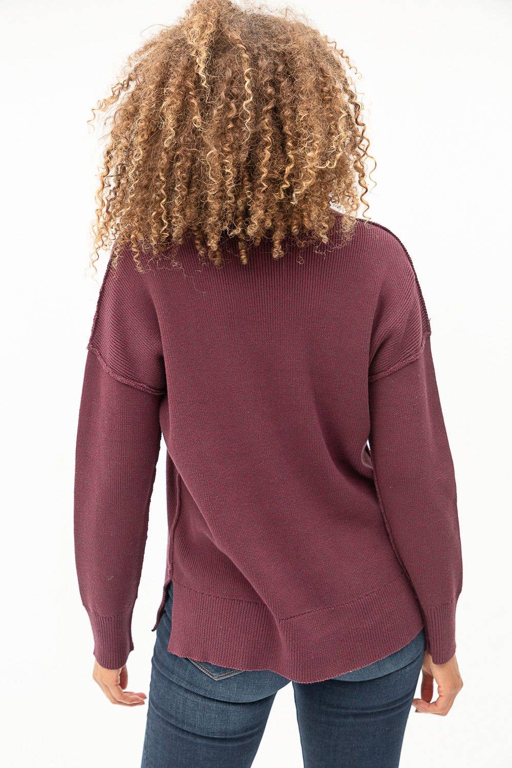 19487 Ribbed Sweater