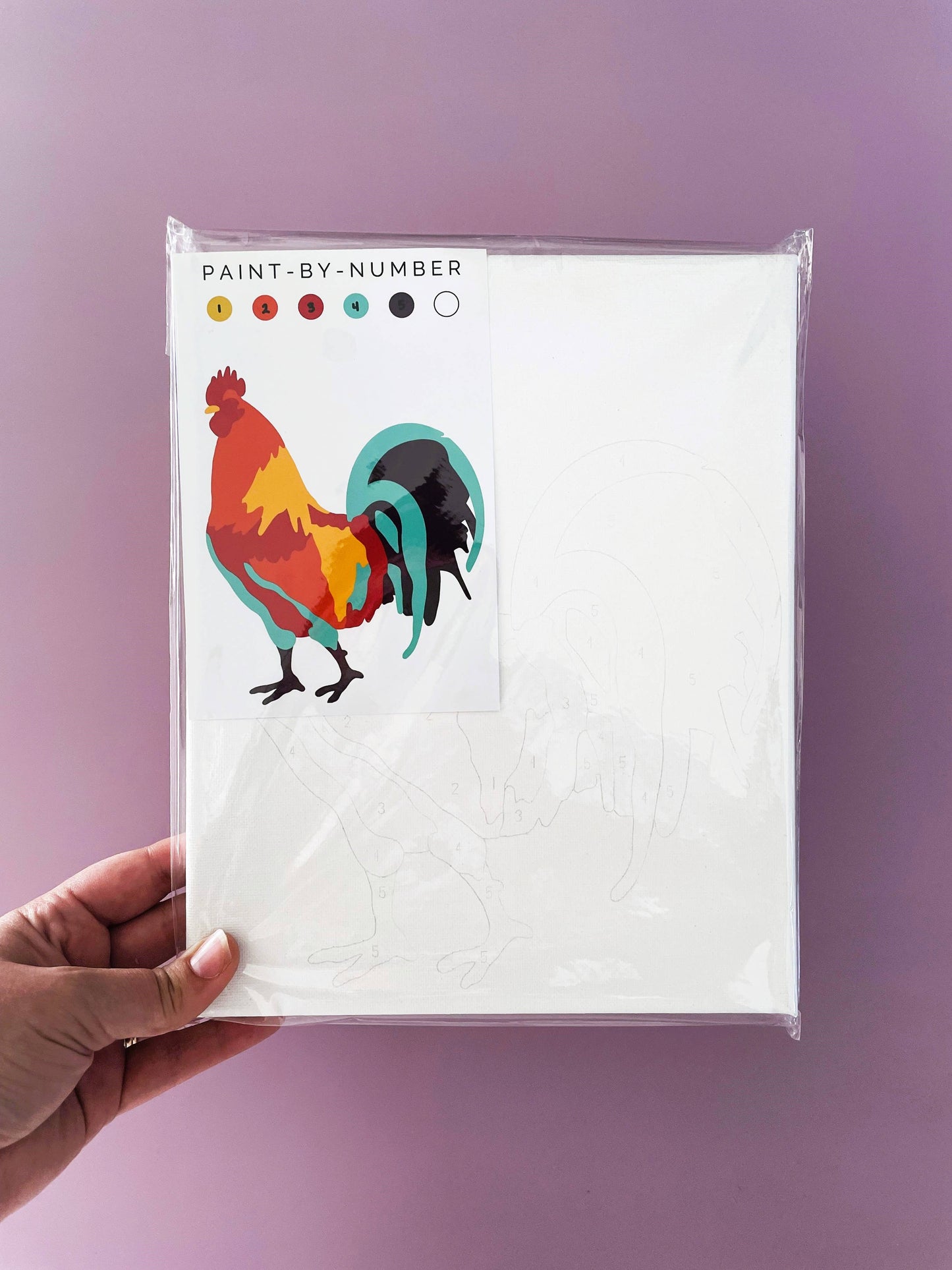 Rooster Paint-By-Number