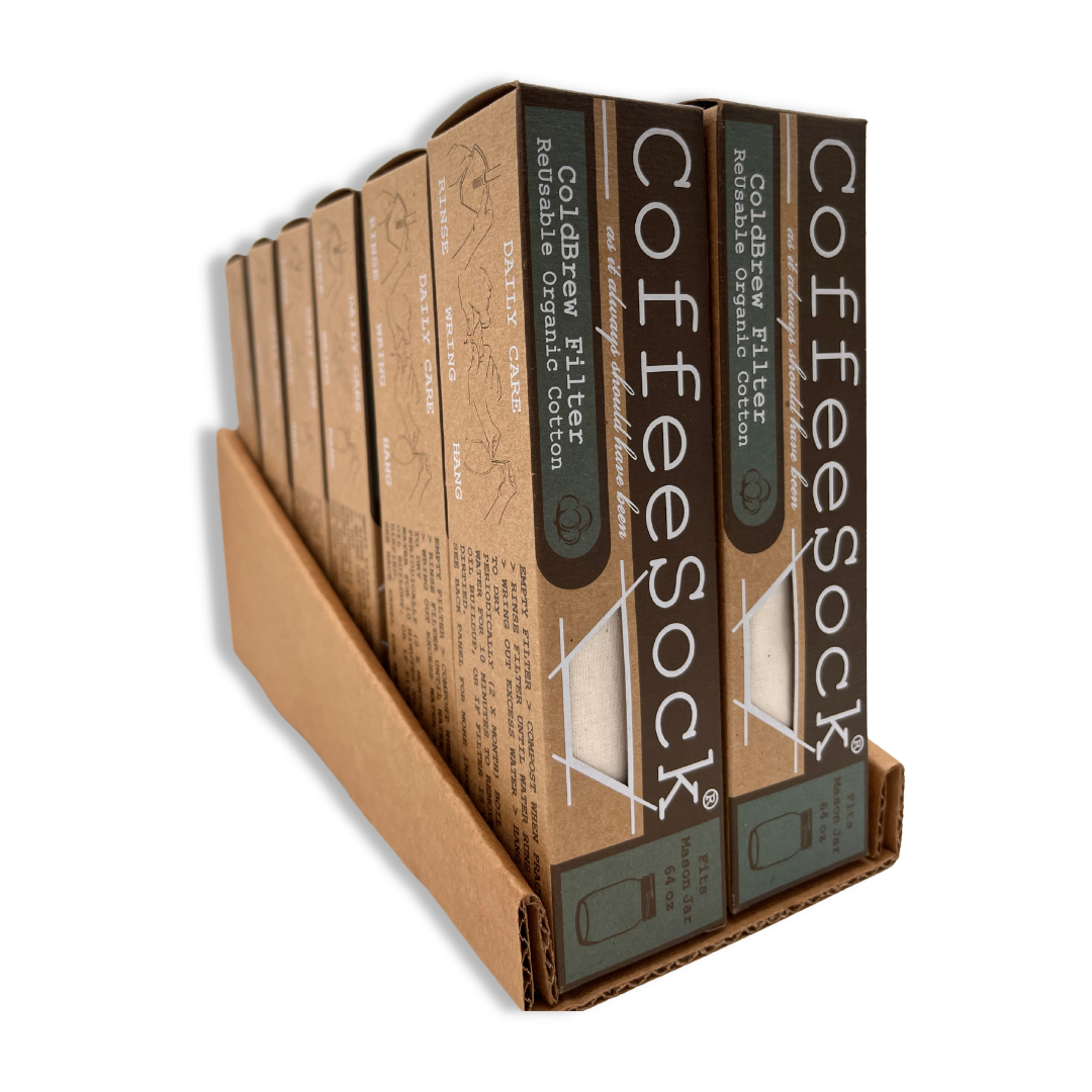 Reusable Organic Cotton ColdBrew Coffee Filters 64