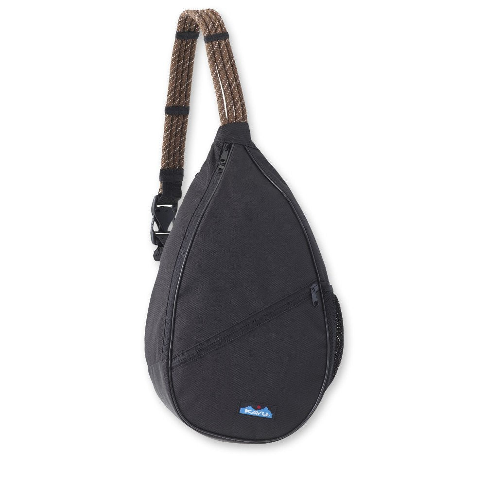 KAVU Paxton Rope Sling Backpack - Jet Black, One Size