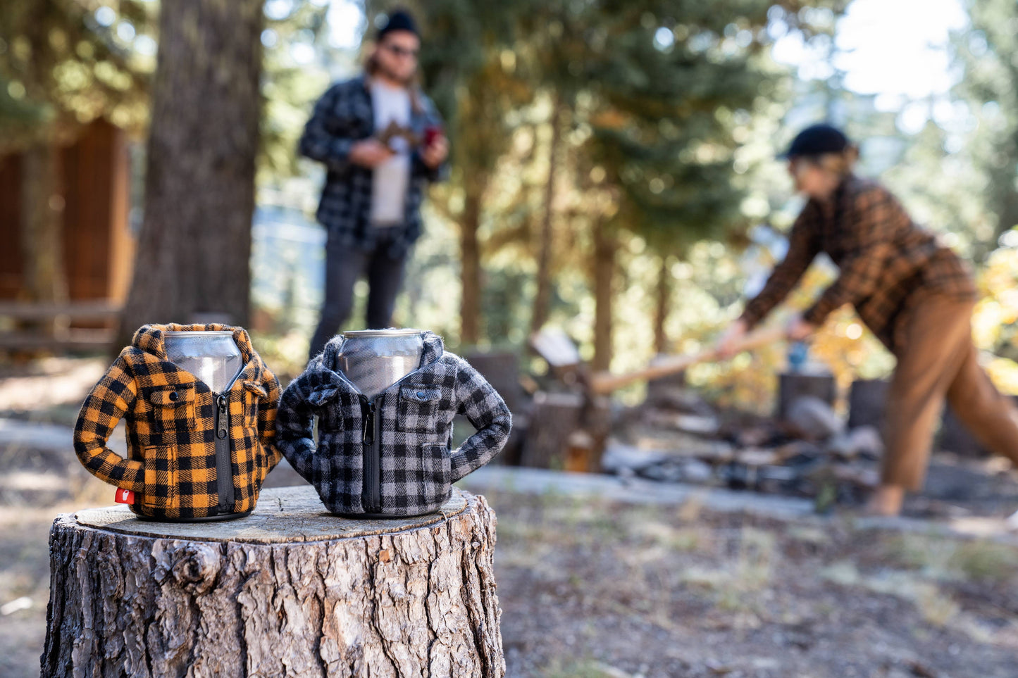 The Lumberjack - Insulated 12 oz Can Cooler - Taco Tan