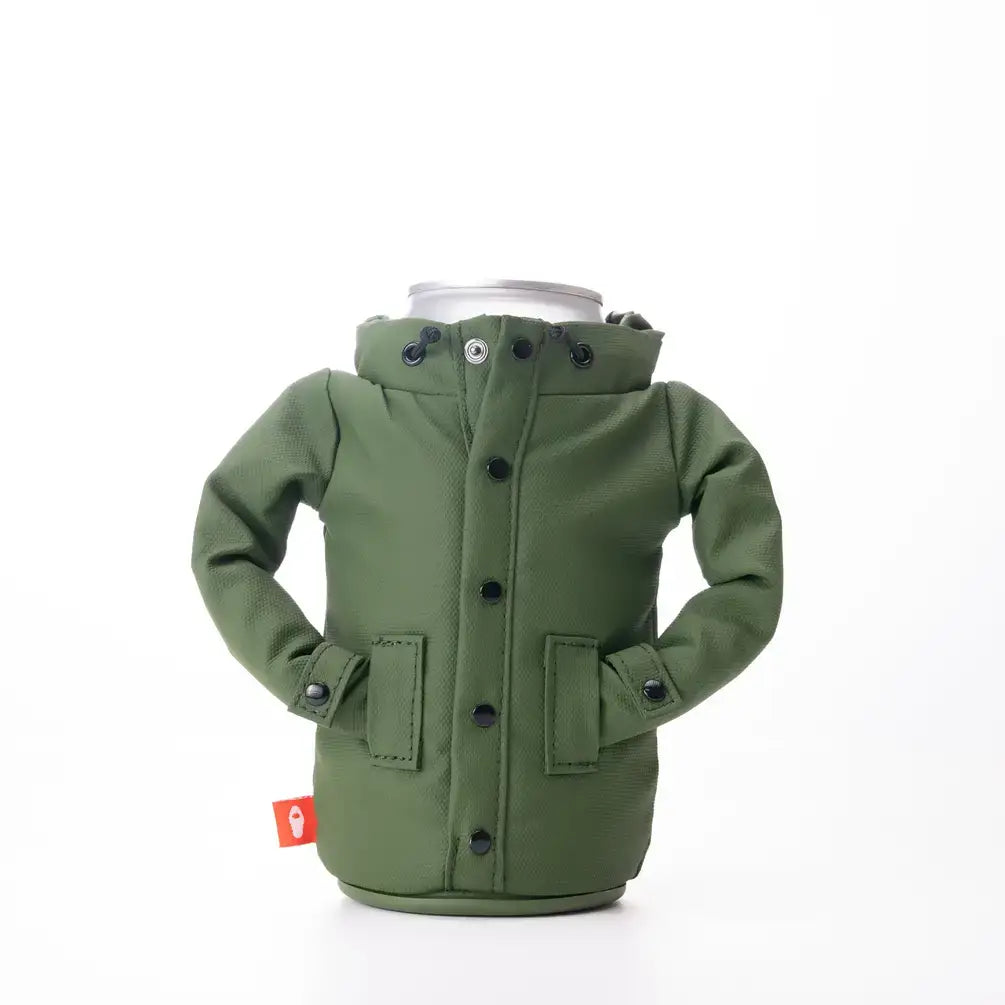 The Raincoat - Insulated Can & Bottle Cooler - Olive Green