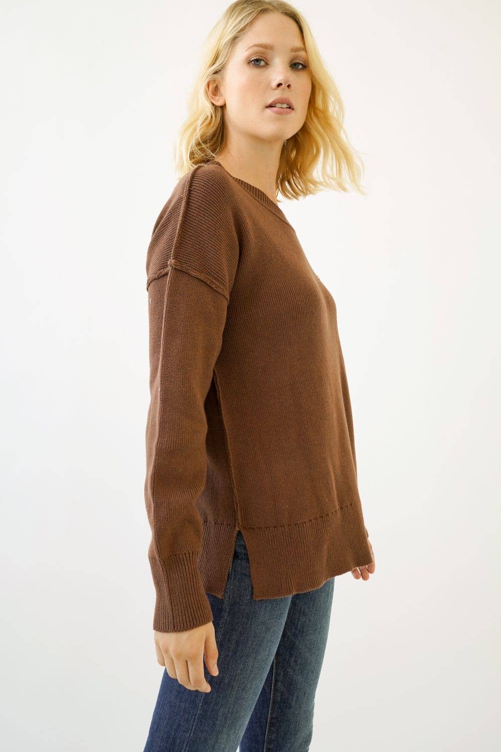 19487 Ribbed Sweater