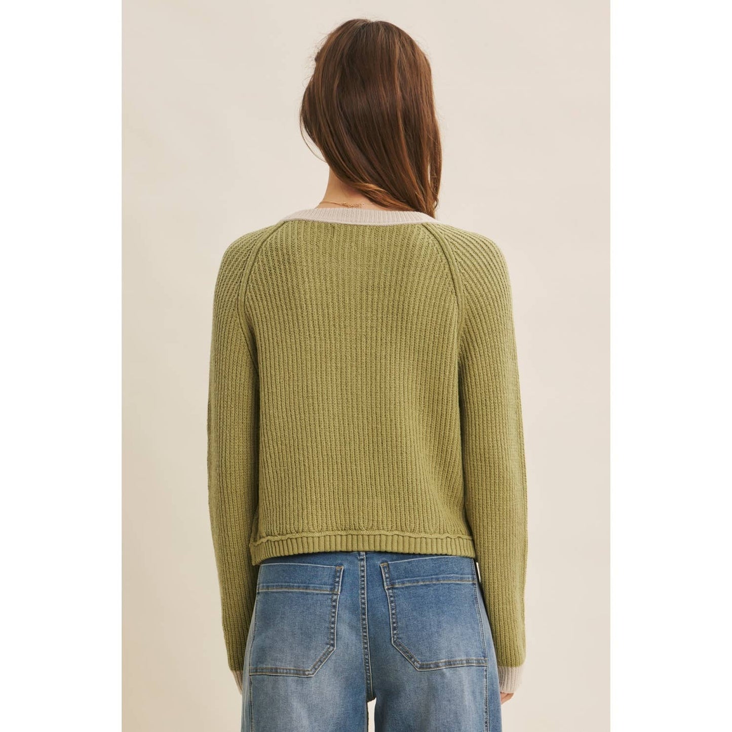 GO-TO LAYER FOR EVERYTHING SOFT CHUNKY BUTTON-DOWN CARDIGAN