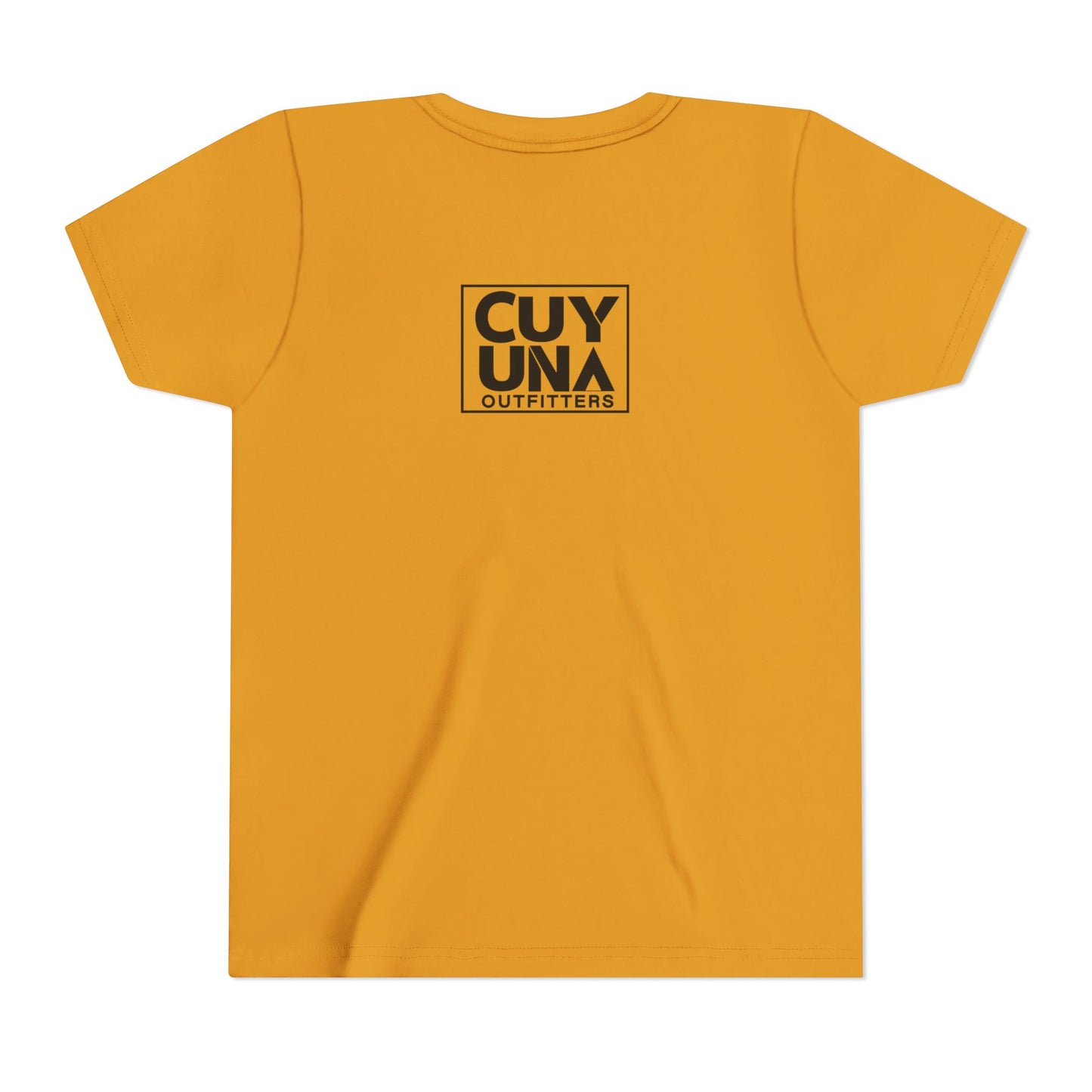 Youth Tee — “Our Turtle Races Require Full Suspension” Bike Graphic