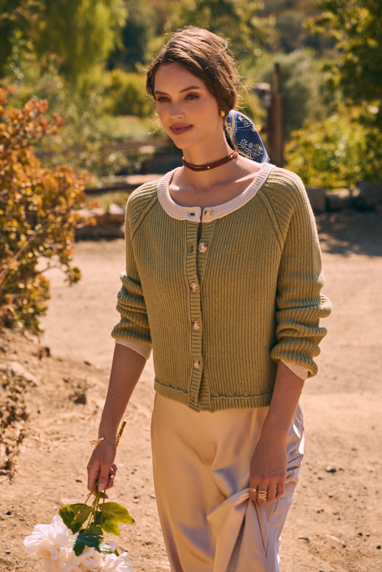 GO-TO LAYER FOR EVERYTHING SOFT CHUNKY BUTTON-DOWN CARDIGAN