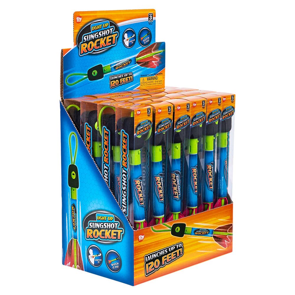 9.5" LIGHT-UP SLINGSHOT ROCKET LLB Light-up Toys