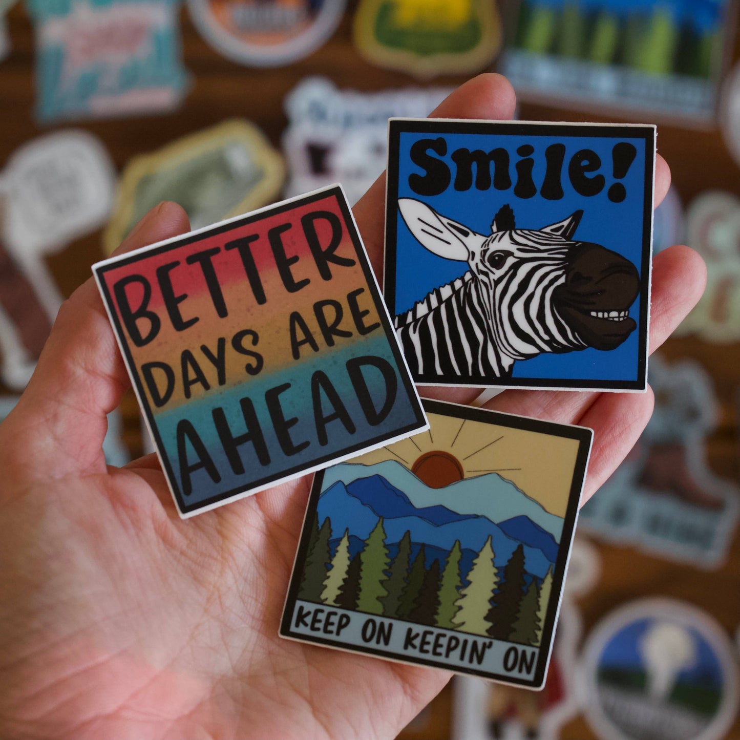 Keep on Keepin' on Sticker | Mountain Sticker