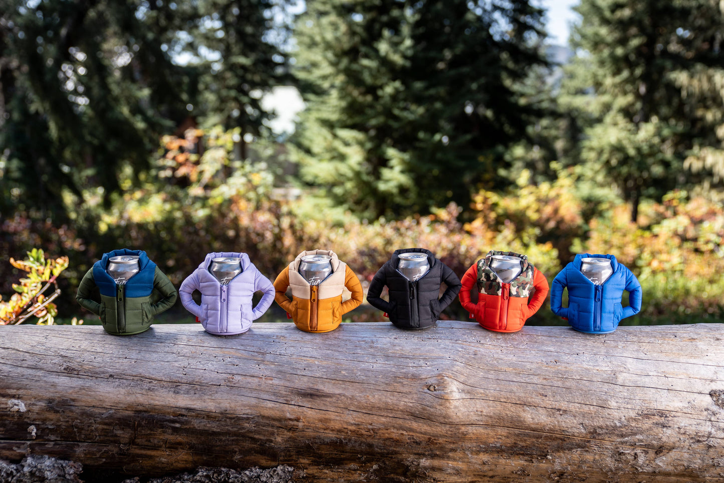 The Puffy - Insulated Can Cooler - Puffin Red & Woodsy Camo