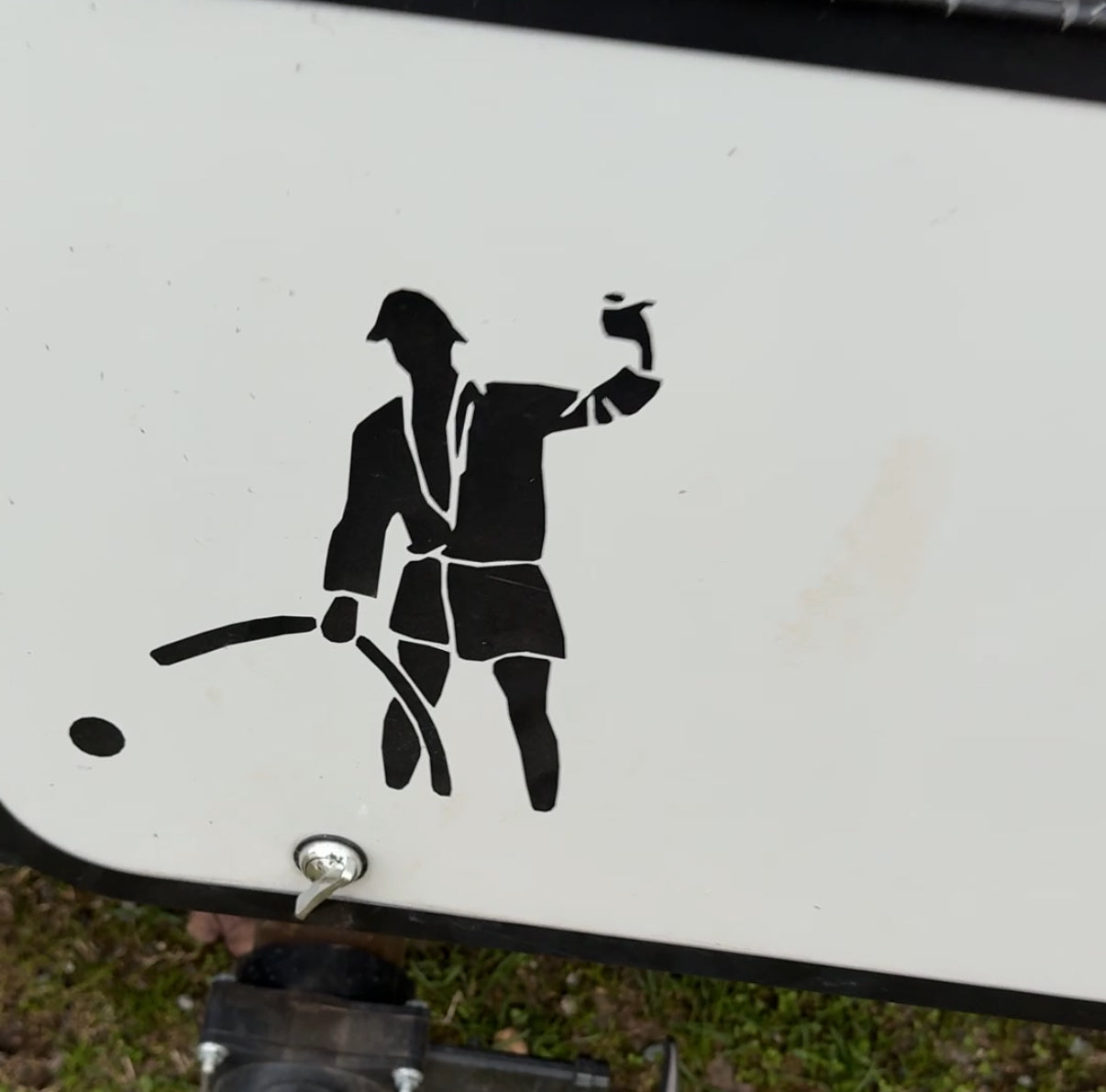 Camper RV vinyl decal sticker - ￼Cousin Eddie Sh*Ters Full