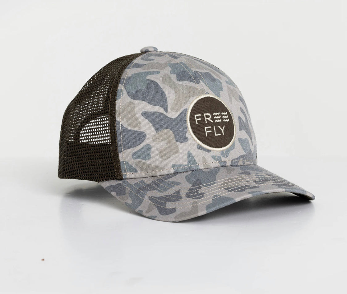 Free Fly Youth Camo Trucker Hat