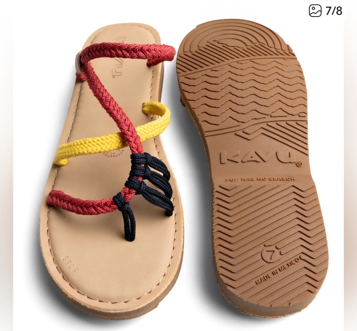 Kavu Woman’s Horizon Play Block Flip Flop Sandals