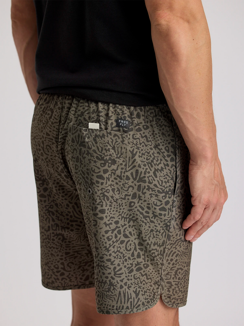Free Fly Men’s Reverb Shorts - Drifter Print fatigue