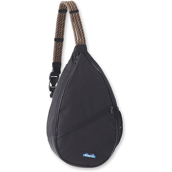 KAVU Paxton Rope Sling Backpack - Jet Black, One Size
