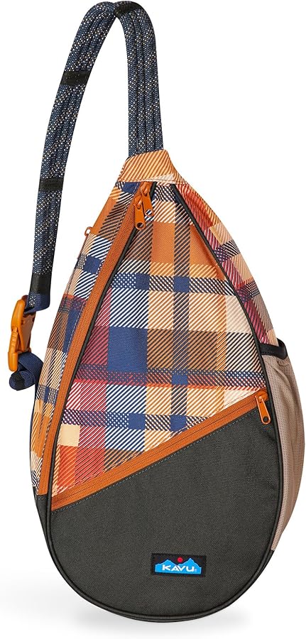 KAVU Paxton Rope Sling Backpack - Jet Black, One Size