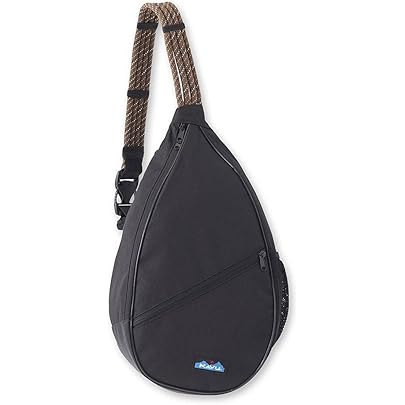 KAVU Paxton Rope Sling Backpack - Jet Black, One Size