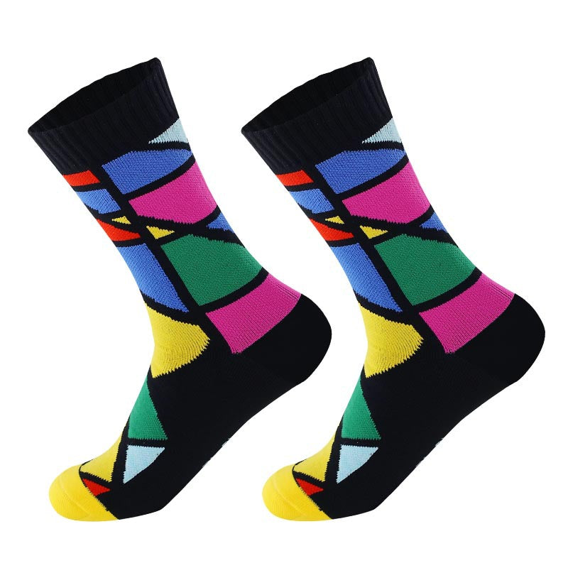 Waterproof Socks, Unisex Hiking Wading Trail Running Kayaking Crew Socks-14